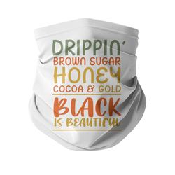 Black Drippin Drippin Sublimation Neck Gaiter - Staurus Direct