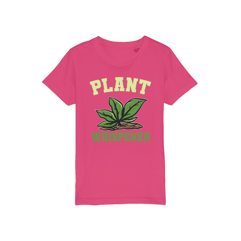 Plant Whisperer Organic Jersey Kids T-Shirt - Staurus Direct