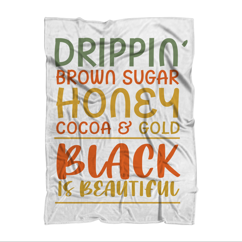 Black Drippin Premium Sublimation Adult Blanket - Staurus Direct