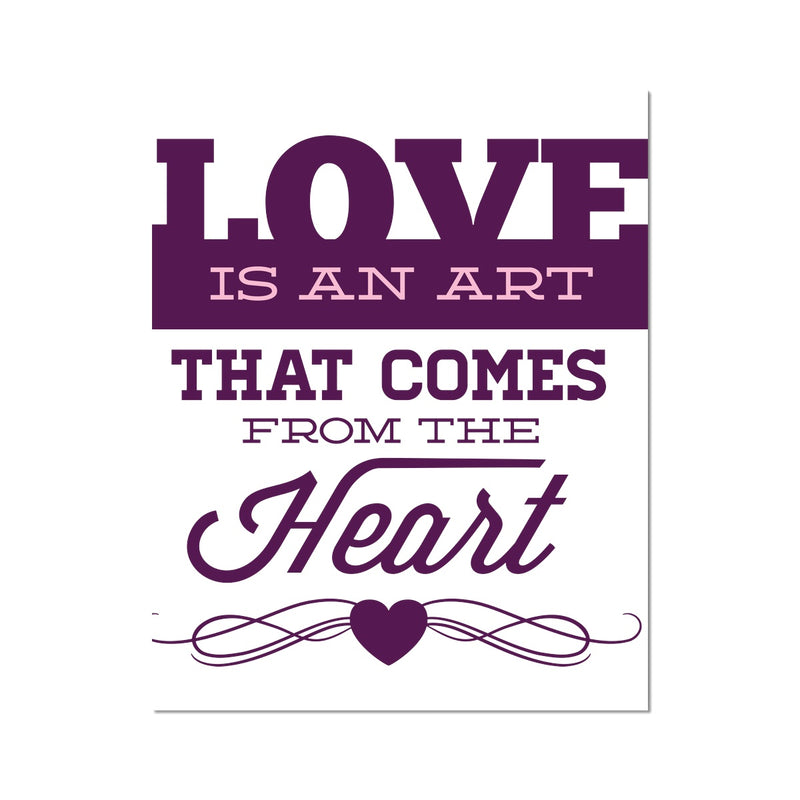 Love Is An Art C-Type Print - Staurus Direct