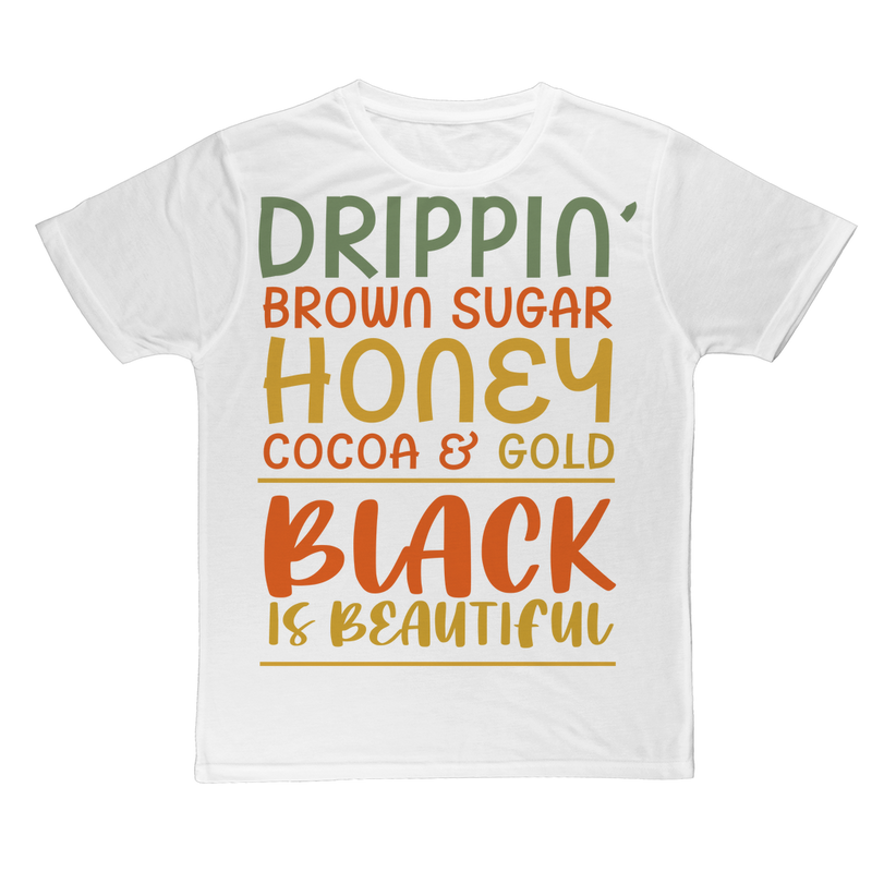 Black Drippin Classic Sublimation Adult T-Shirt