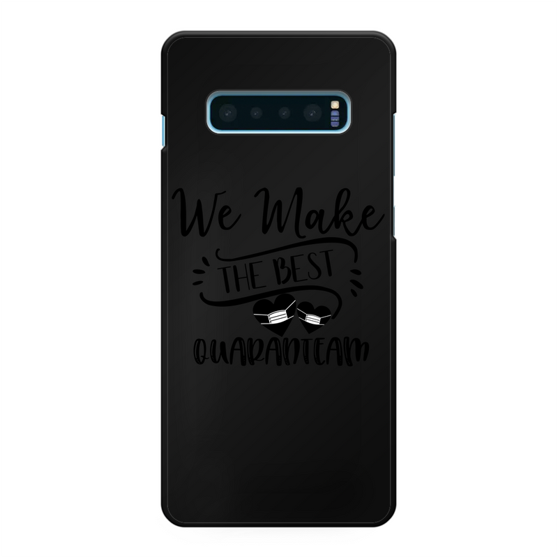 We Make The Best Quarantine Team Back Printed Black Hard Phone Case - Staurus Direct
