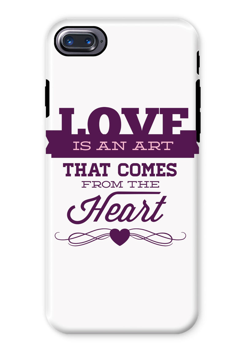 Love Is An Art That Comes From The Heart Phone Case - Staurus Direct