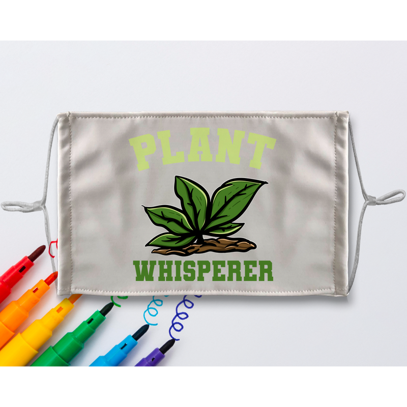 Plant Whisperer Drippin Sublimation Colouring Face Mask - Staurus Direct
