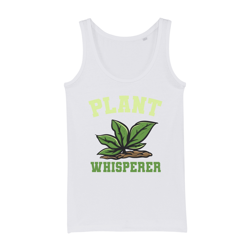 Plant Whisperer Organic Jersey Womens Tank Top - Staurus Direct