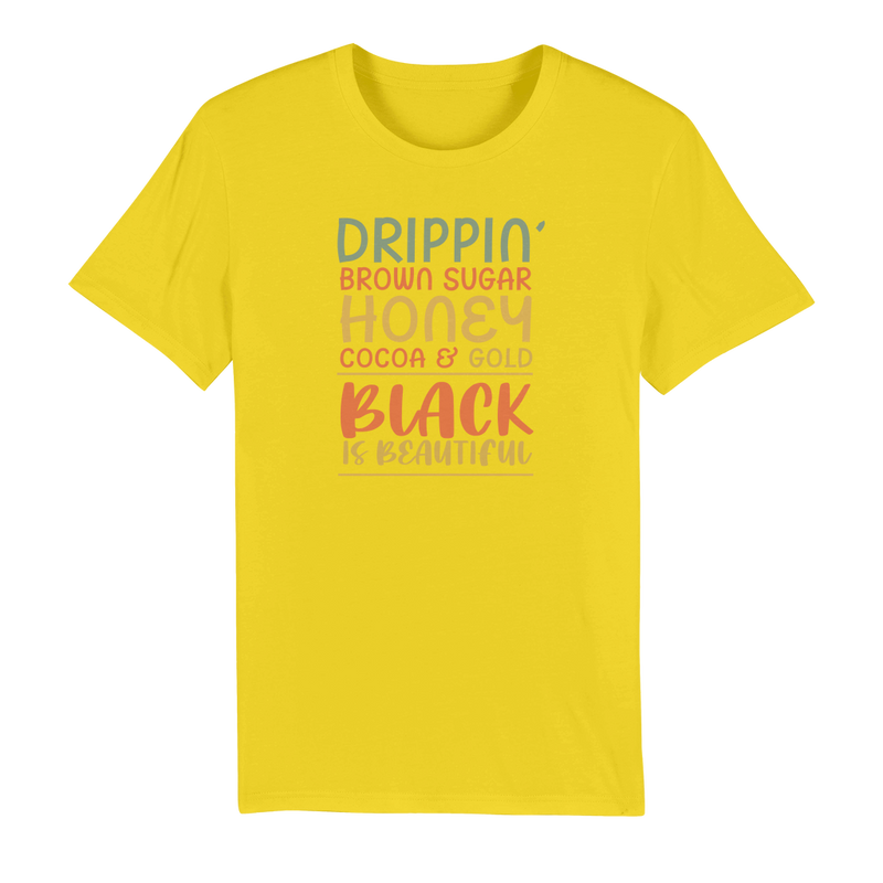 Black Drippin Premium Organic Adult T-Shirt - Staurus Direct