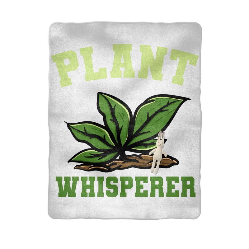 Plant Whisperer Sublimation Baby Blanket - Staurus Direct