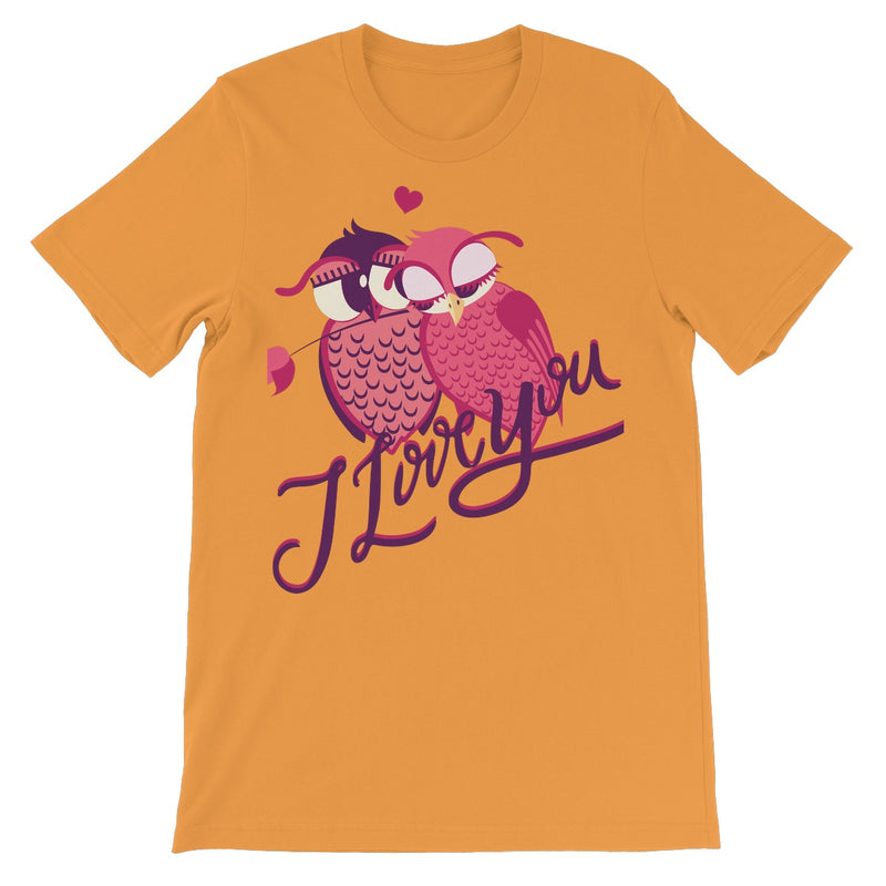 Owls Love You Unisex Short Sleeve T-Shirt - Staurus Direct