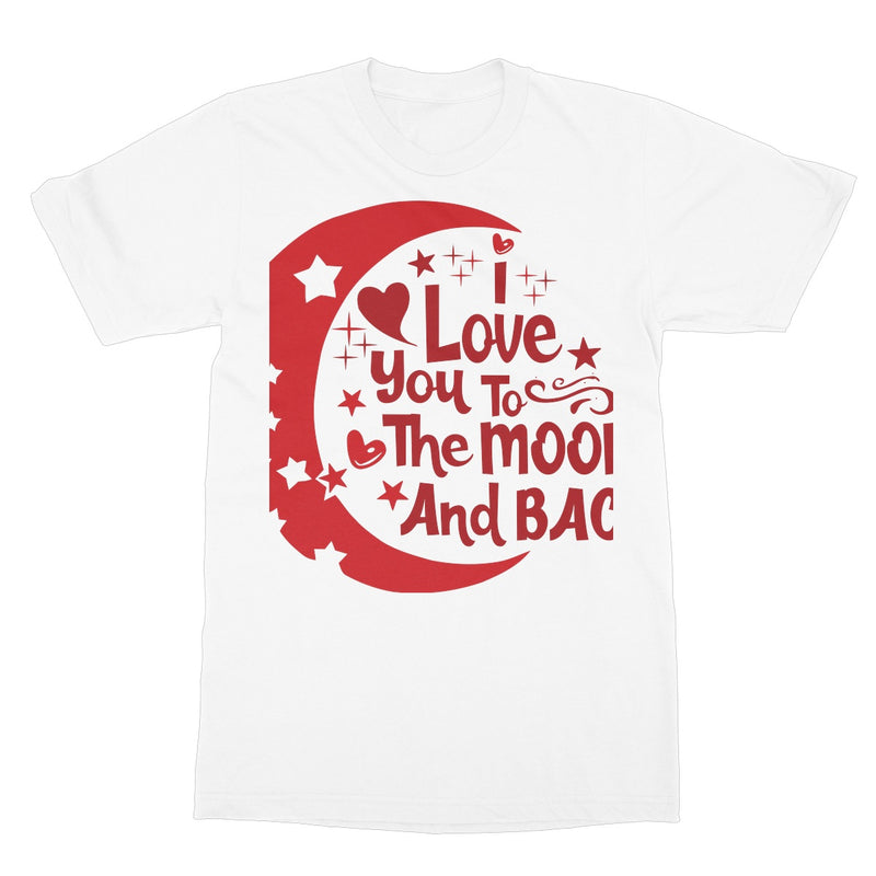 I Love You To The Moon & Back Softstyle T-Shirt - Staurus Direct