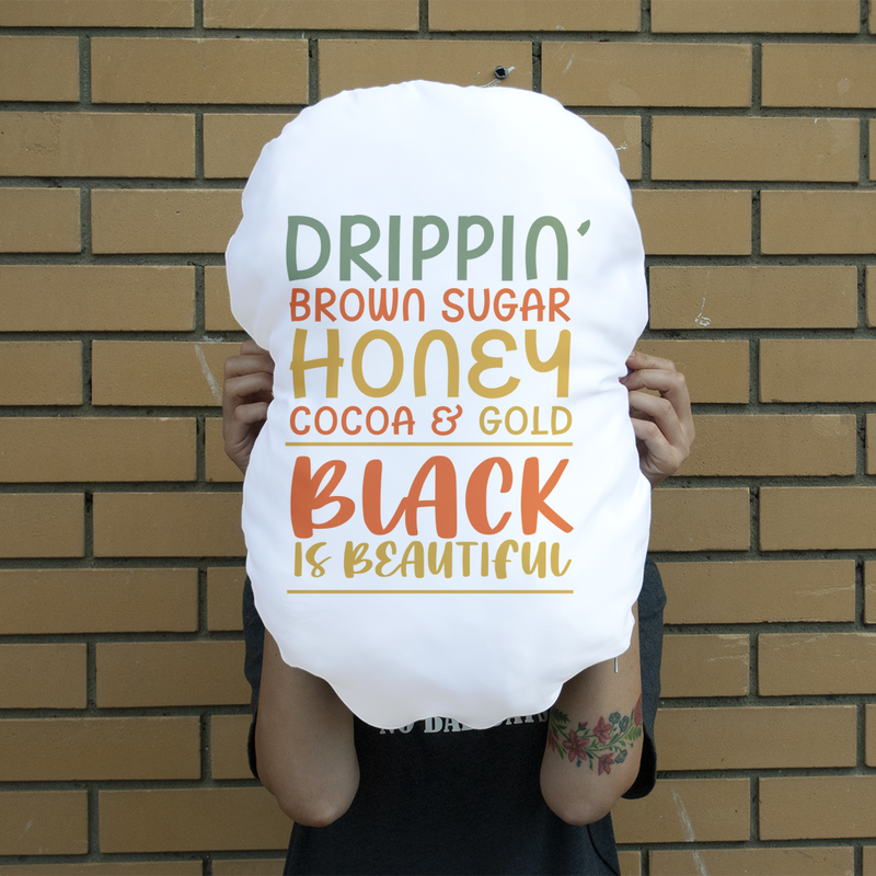 Drippin Brown Sugar Giant Face Cushion