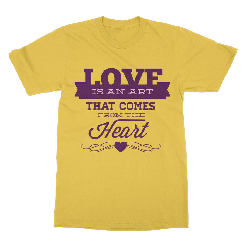 Love Is An Art Softstyle T-Shirt - Staurus Direct