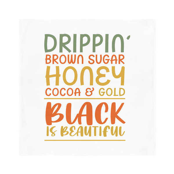 Black Drippin Drippin Sublimation Bandana - Staurus Direct