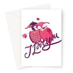 Owls Love You Greeting Card - Staurus Direct