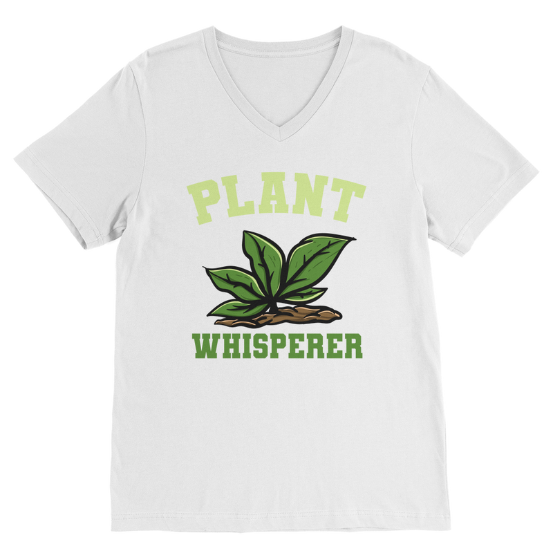 Plant Whisperer Premium V-Neck T-Shirt - Staurus Direct