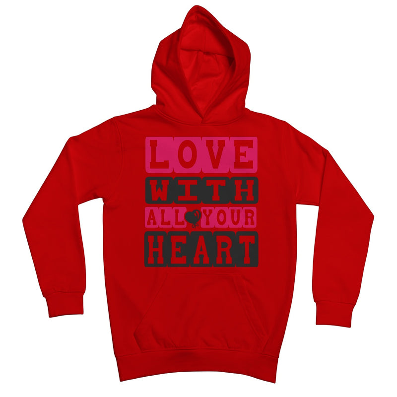 Love With All Your Heart Kids Retail Hoodie - Staurus Direct