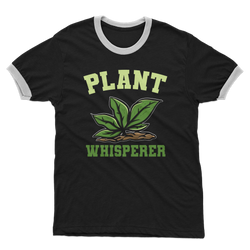 Plant Whisperer Adult Ringer T-Shirt - Staurus Direct