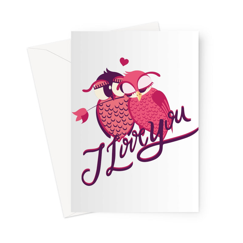 Owls Love You Greeting Card - Staurus Direct
