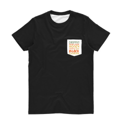 Black Drippin Classic Sublimation Pocket T-Shirt - Staurus Direct