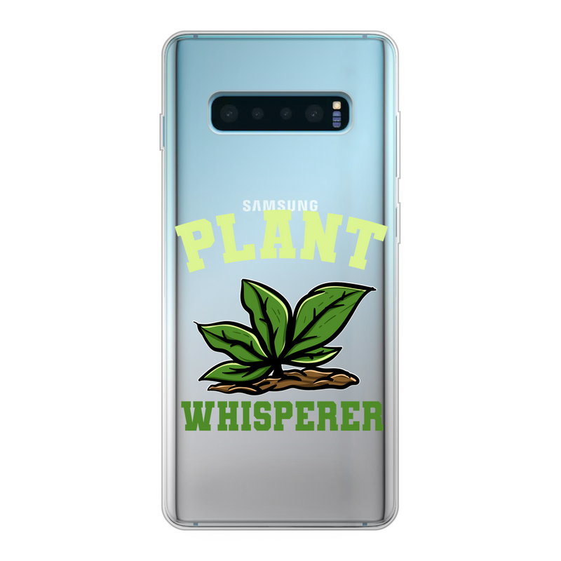 Plant Whisperer Back Printed Transparent Soft Phone Case - Staurus Direct