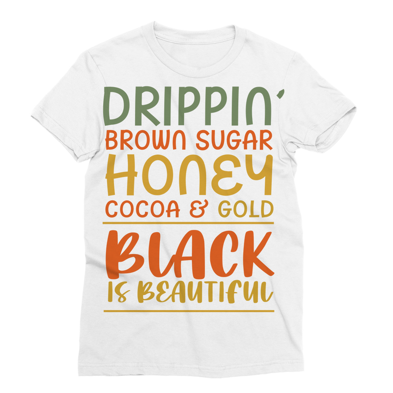 Black Drippin Classic Sublimation Women's T-Shirt - Staurus Direct