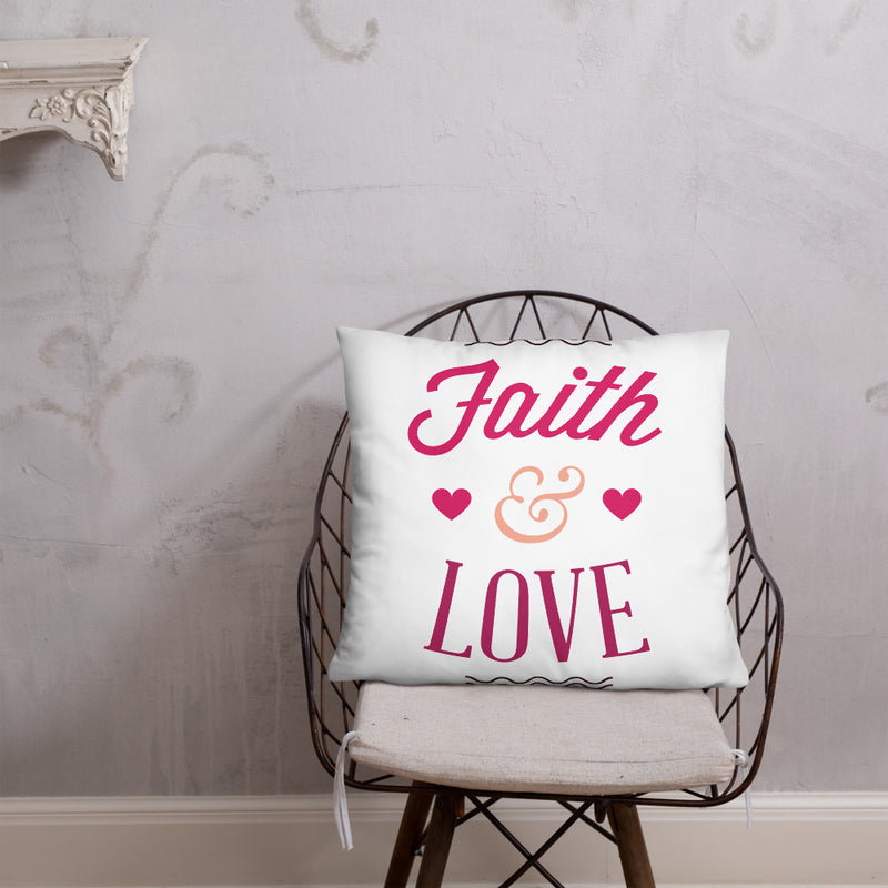 Faith & Love  Pillow - Staurus Direct