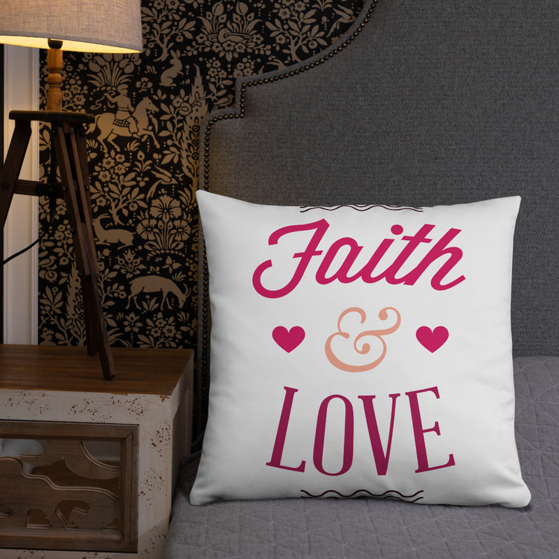 Faith & Love  Pillow - Staurus Direct