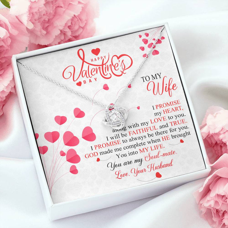 Wife Valentine Love Knot Necklace - Staurus Direct
