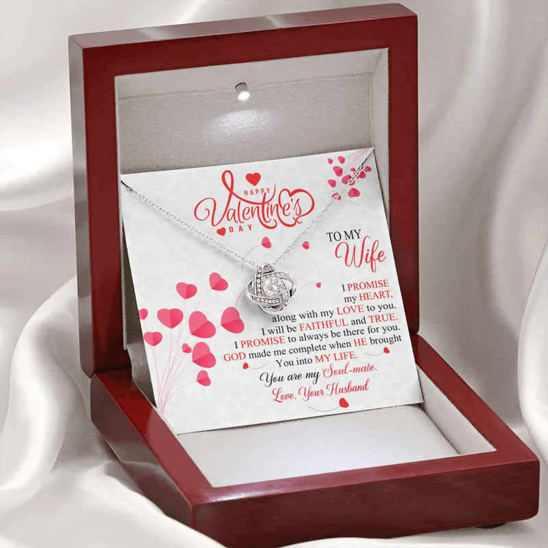 Wife Valentine Love Knot Necklace - Staurus Direct