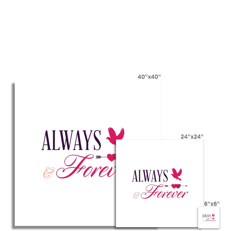 Always & Forever Photo Art Print - Staurus Direct