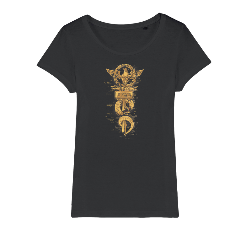 Golden Spore Organic Jersey Womens T-Shirt