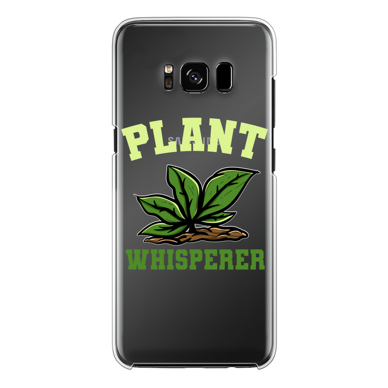 Plant Whisperer Back Printed Transparent Hard Phone Case - Staurus Direct