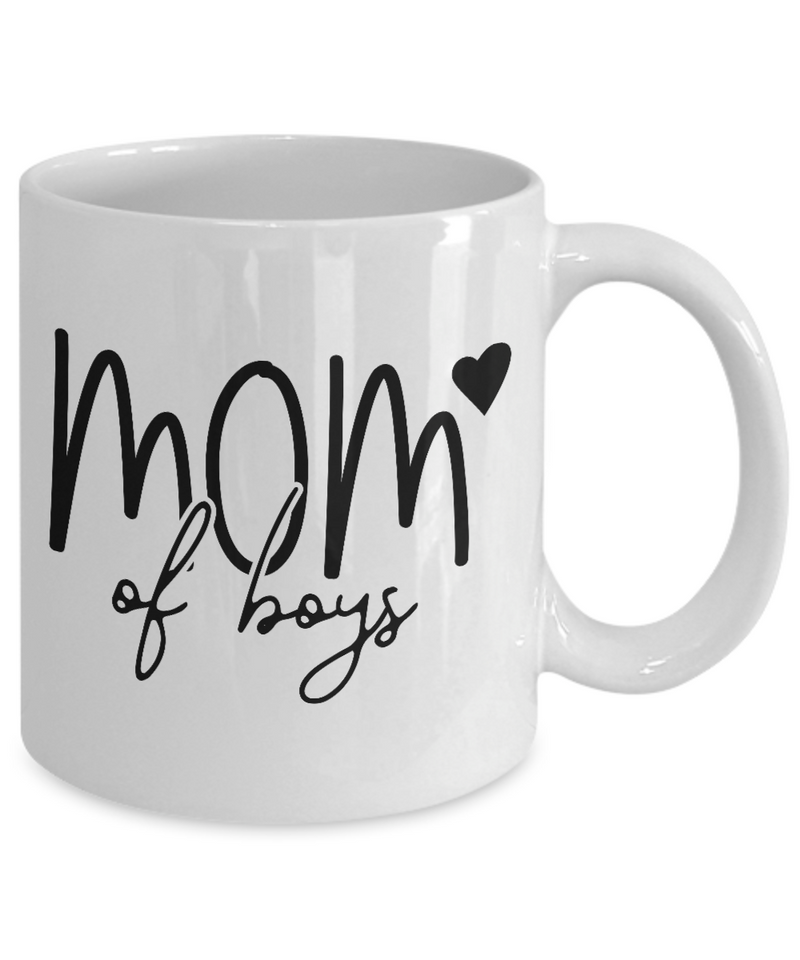 Mom of boys |  White Cool Coffee Mug