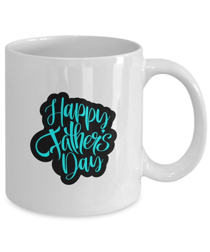 White Coffee Mug Happy Fathers Day Mug  fathers Day Gift Lovers Gift To Dad  Presents Gifts| White Cool Coffee Mug