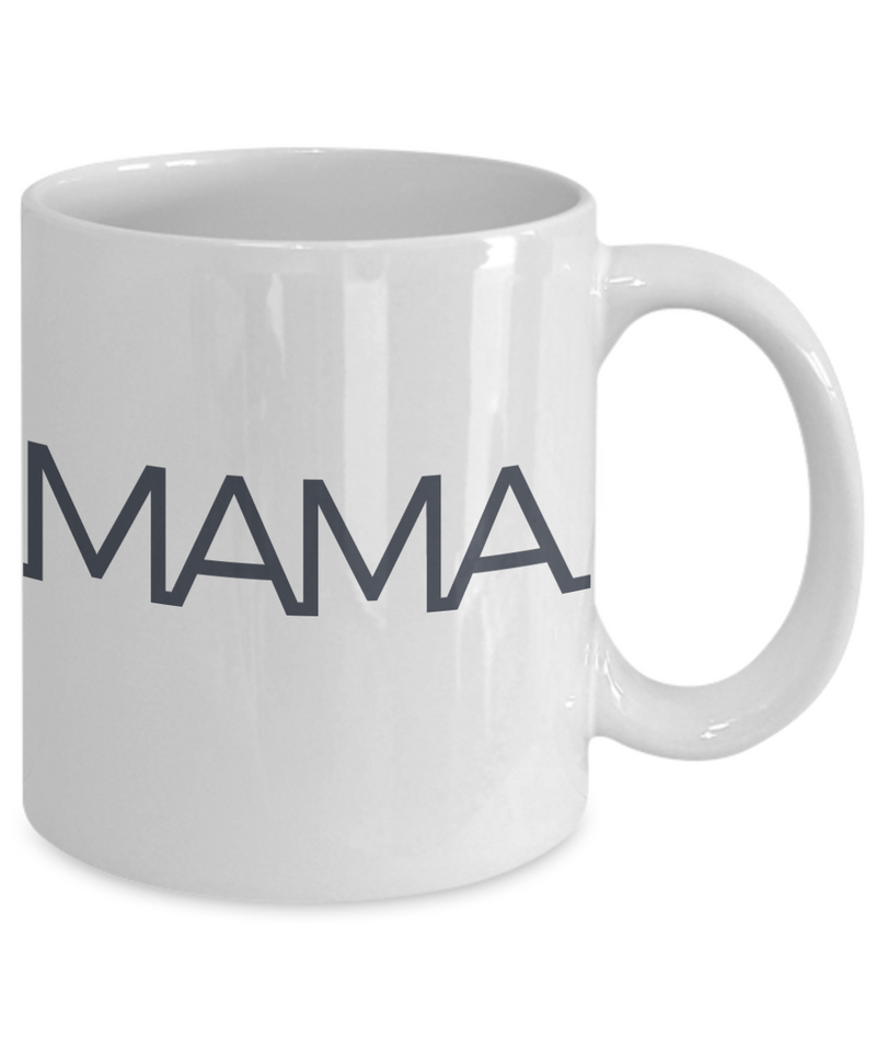 Heartbeat Mama | Unique Design Stay Cool Coffee Mug | White Cool Coffee Mug