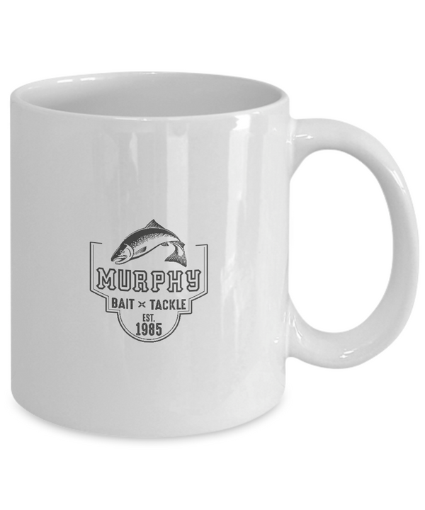 White Tea Coffee Chocolate Murphy Bait Tackle est 1985 Aquarium Fishing Lover Dad Uncle Friends Vacation Presents Gifts|  White Cool Coffee Mug