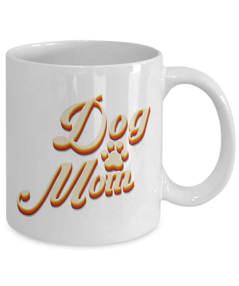 "Dog Mum" Letter Print Mug