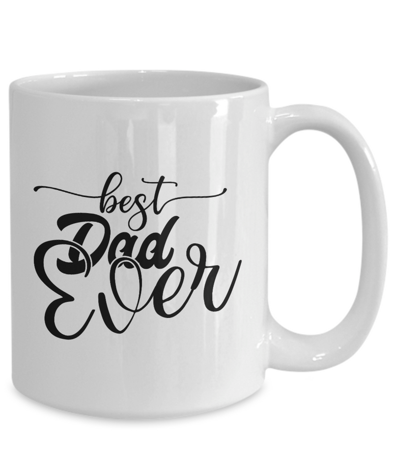 White Coffee Mug best dad ever  fathers Day Gift Lovers Gift To Dad  Presents Gifts| White Cool Coffee Mug
