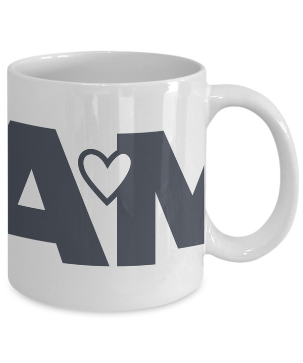 Mama hearts | Unique Design Stay Cool Coffee Mug | White Cool Coffee Mug