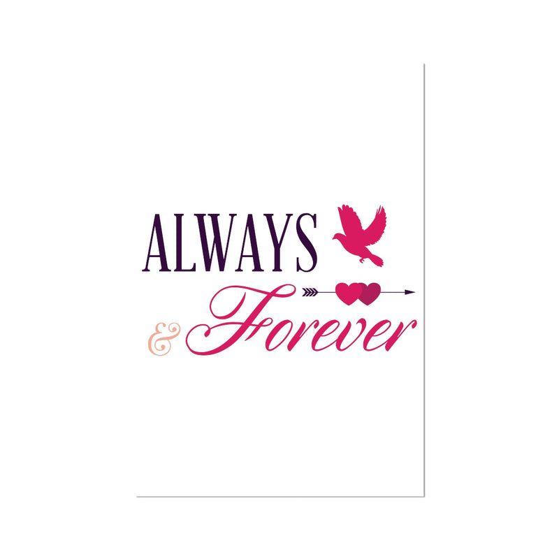 Always & Forever Hahnemühle Photo Rag Print - Staurus Direct