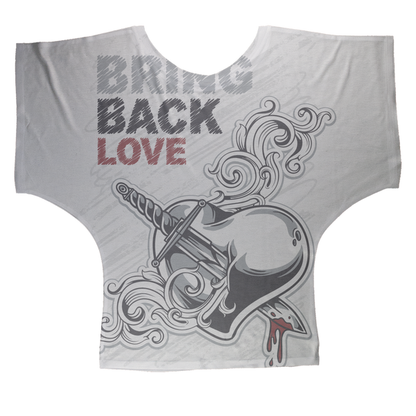 Bring Back Love Sublimation Batwing Top
