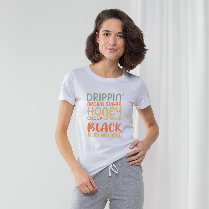 Black Drippin Women's Long Pant Pyjama Set - Staurus Direct