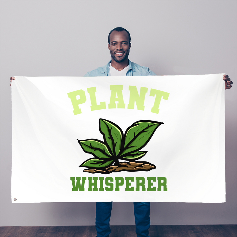 Plant Whisperer Drippin Sublimation Flag - Staurus Direct