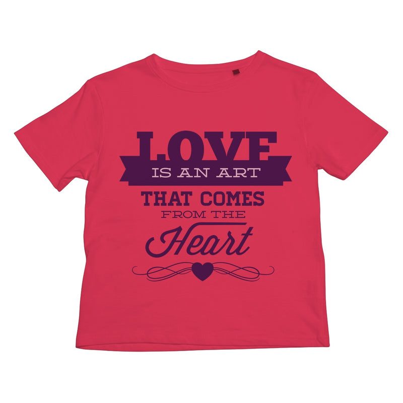 Love Is An Art Kids Retail T-Shirt - Staurus Direct