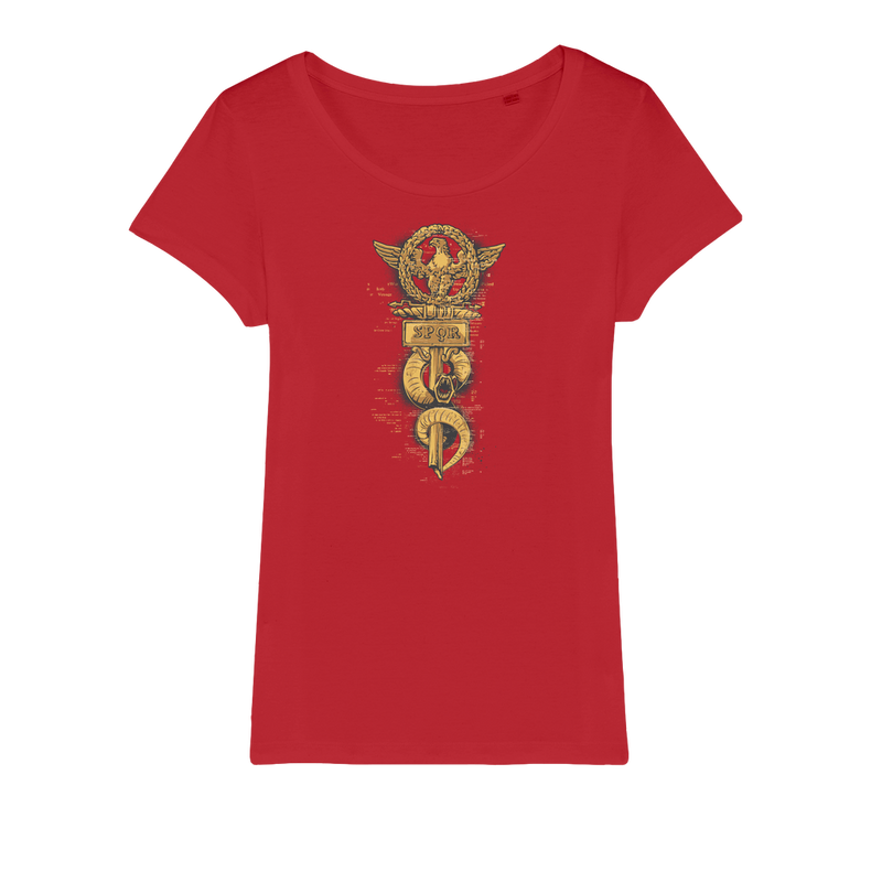 Golden Spore Organic Jersey Womens T-Shirt