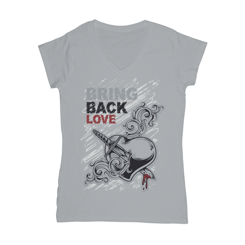 Bring Back Love Classic Women's V-Neck T-Shirt