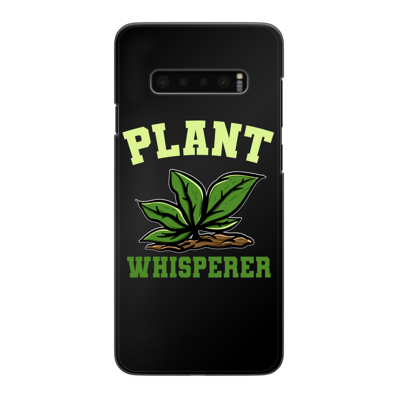 Plant Whisperer Back Printed Black Hard Phone Case - Staurus Direct