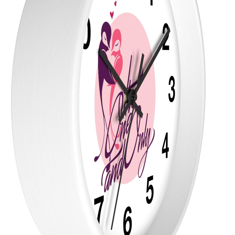 One & Only Limited Edition Valentines Wall clock - Staurus Direct