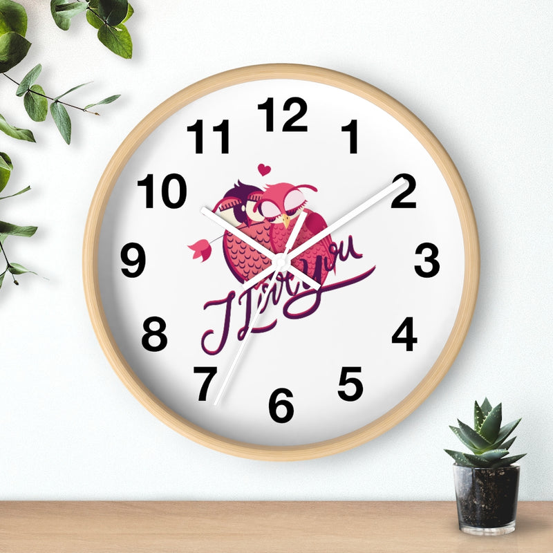 I Love You Limited Edition Valentines Wall clock - Staurus Direct