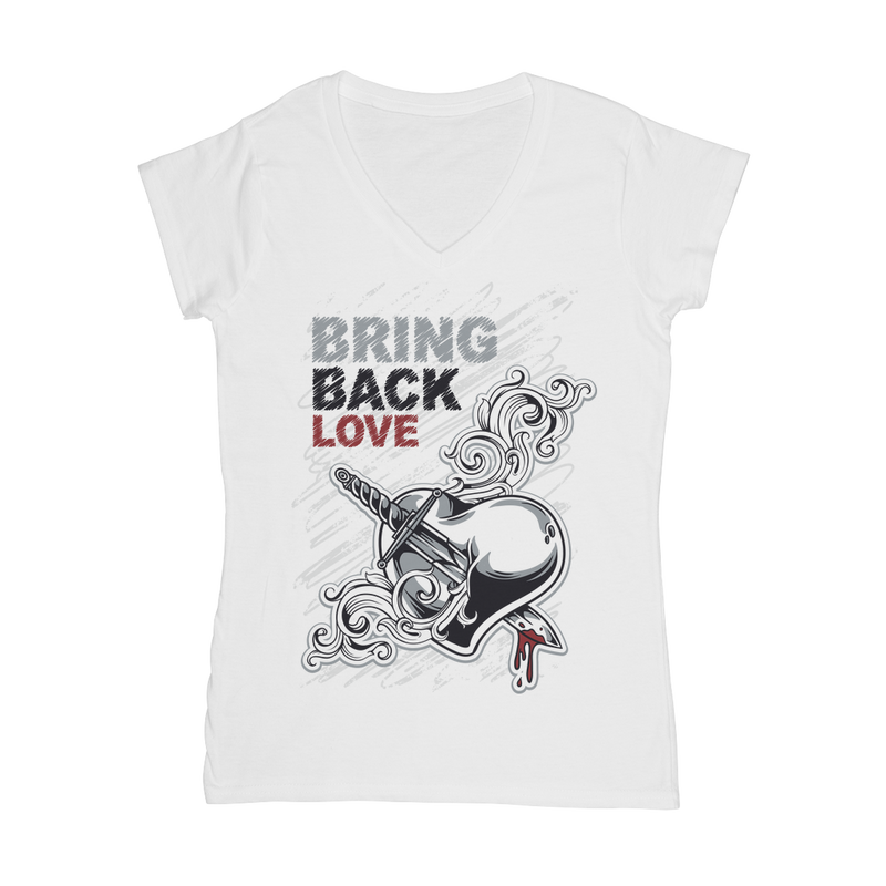 Bring Back Love Classic Women's V-Neck T-Shirt
