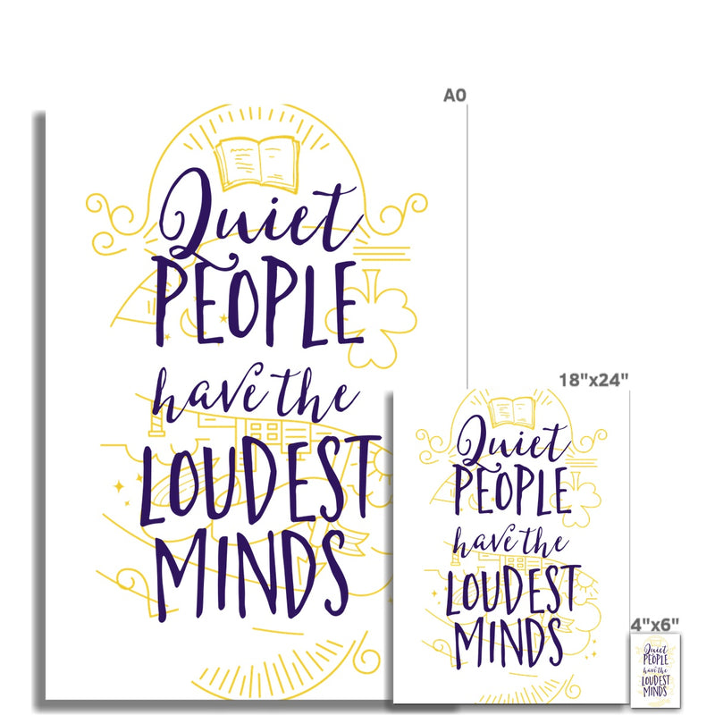 Loudest People Hahnemühle Photo Rag Print - Staurus Direct